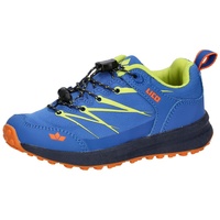 LICO Sheffield Trekkingsschuhe, Blau/Lemon/Orange, 37 EU