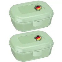 Westmark 2 Snack-Boxen Maxi 935 ml, mint-grün, 235222EM