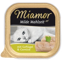 Miamor Milde Mahlzeit Geflügel & Gemüse 16 x 100
