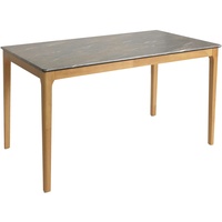 Mendler Esszimmertisch HWC-M55, Tisch Esstisch, Massiv-Holz HDF Laminat Melamin