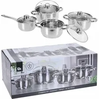 Excellent Houseware Topfset Edelstahl - silber