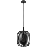 EGLO Hängeleuchte Romazzina schwarz 32,5 x 110 cm