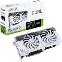 Asus Dual GeForce RTX 4070 SUPER White OC, DUAL-RTX4070S-O12G-WHITE,