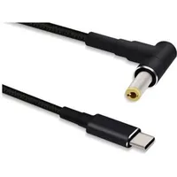 MicroConnect USBC-DC-5A, USB C, 5.5*2.5, Schwarz