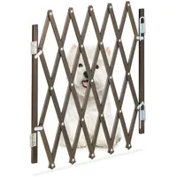 Relaxdays Hundeabsperrgitter, ausziehbar bis 96 cm, 48,5-60 cm hoch,