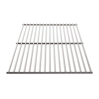 All'Grill Edelstahlrost 35 x 46 cm Edelstahl weiß