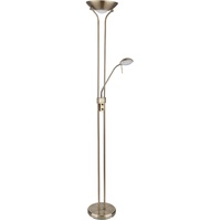 GLOBO Stehlampe Deckenfluter LED dimmbar mit Leselampe LED-Stehlampen mit