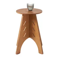 SoBuy Beistelltisch mit Zapfenverbindungen Couchtisch Nachttisch HFBT01-K-BR