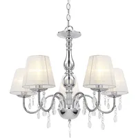 [lux.pro] Kronleuchter Isabell 5-flammig Chrom
