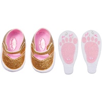 Zapf Creation Baby Annabell Schuhe Gold 43cm