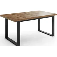 WFL GROUP Esstisch Eiche Wotan, Rechteckig,Rechteckig, 80x75x140 cm Esszimmer,