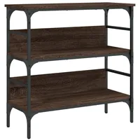 VidaXL Konsolentisch Braun Eichen-Optik 75x32x75 cm Holzwerkstoff