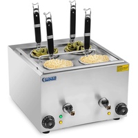 Royal Catering RCNK-4 Elektrischer Pastakocher (4 l, 4 Körbe,