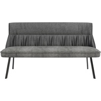 ByLIVING Sitzbank California/Polsterbank Rücken Webstoff und Vintage Samt mit