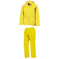 Result Waterproof Jacket & Trouser Set - neon yellow