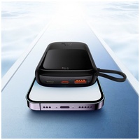 Baseus Powerbank 10000 mAh 20 W, Ladegerät + USB