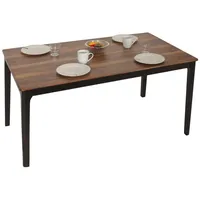 Mendler Esszimmertisch HWC-M55, Tisch Esstisch, Massiv-Holz HDF Laminat Melamin