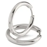 Boccia Titanium Creolen 05072-01 Titan silber 23 mm