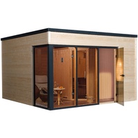 Weka Design-Saunahaus Cubilis inkl. Elementsauna 45/68 mm Ohne Ofen