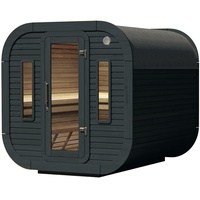 Wolff Finnhaus Design Saunahaus Luago 2x2 Art 2 anthrazit
