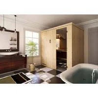 FinnTherm Sauna Cenik 2 Sitzbänke Wandstärke 40 mm