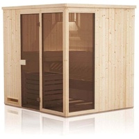 FinnTherm Sauna Oda 2020 Naturbelassen 194 cm x 194