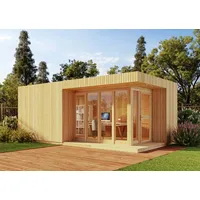 Alpholz Gartenhaus Home-Office-21 Flachdach 351 cm x 594 cm