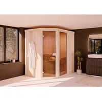 FinnTherm Sauna Pearl 2015 Naturbelassen 194 cm x 144