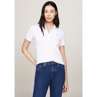 Tommy Hilfiger 1985 Slim Fit Kurzarm-poloshirt Th Optic White