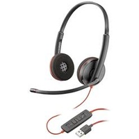 Schwarzkopf Poly Blackwire C3220 USB-A Headset Audio, 40 Kopfhörer