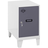 Simonrack Spind SIMONLOCKER DISM weiß, anthrazit 8425437119958, 1 Schließfach