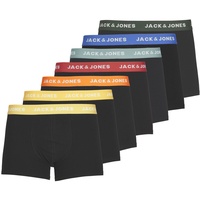 JACK & JONES Vito Solid Boxershorts 7 Einheiten Black
