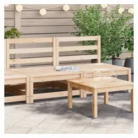 VidaXL Gartensofas ohne Armlehnen 2 Stk. 70x70x67 cm Massivholz