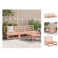 VidaXL Gartensofas ohne Armlehnen 3 Stk. 70x70x67 cm Douglasienholz