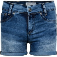 Blue Effect Mädchen Jeans Short mit Beinumschlag, Farbe:Blau (Blue