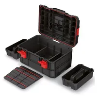 Kistenberg X Block Pro Werkzeugkiste 30-tlg. schwarz 54,6 x