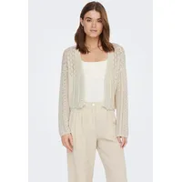Only Strickjacke ONLNOLA – Gewellter Saum und V-Ausschnitt für