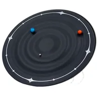 Technoline Wanduhr TECHNOLINE Magnetuhr Galaxie schwarz