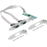 DeLock 95270 Serielle/Parallele Steckkarte RS232 PCIe