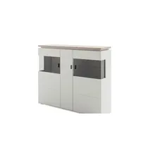 Harper Highboard Amantea ¦ grau ¦ Maße (cm): B: