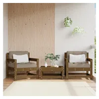 VidaXL Gartenstuhl 70 x 62 x 70,5 cm honigbraun