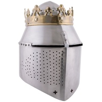 Battle Merchant Königlicher Topfhelm mit Krone