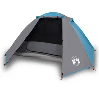 VidaXL Kuppel-Campingzelt 2 Personen Blau Wasserdicht