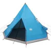 VidaXL Tipi-Campingzelt 4 Personen Blau Wasserdicht