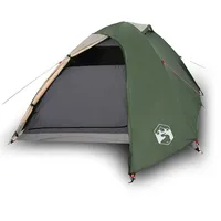 VidaXL Kuppel-Campingzelt 3 Personen Grün Wasserdicht