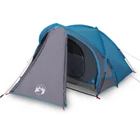 VidaXL Kuppel-Campingzelt 2 Personen Blau Wasserdicht