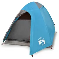VidaXL Kuppel-Campingzelt 2 Personen Blau Wasserdicht