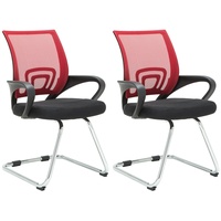 CLP 2er Set Freischwinger Eureka rot