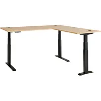 Innostyle Eckschreibtisch Memphis Artisan Eiche / Schwarz