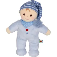 Die Spiegelburg Kleine Schmusepuppe hellblau - BabyGlück